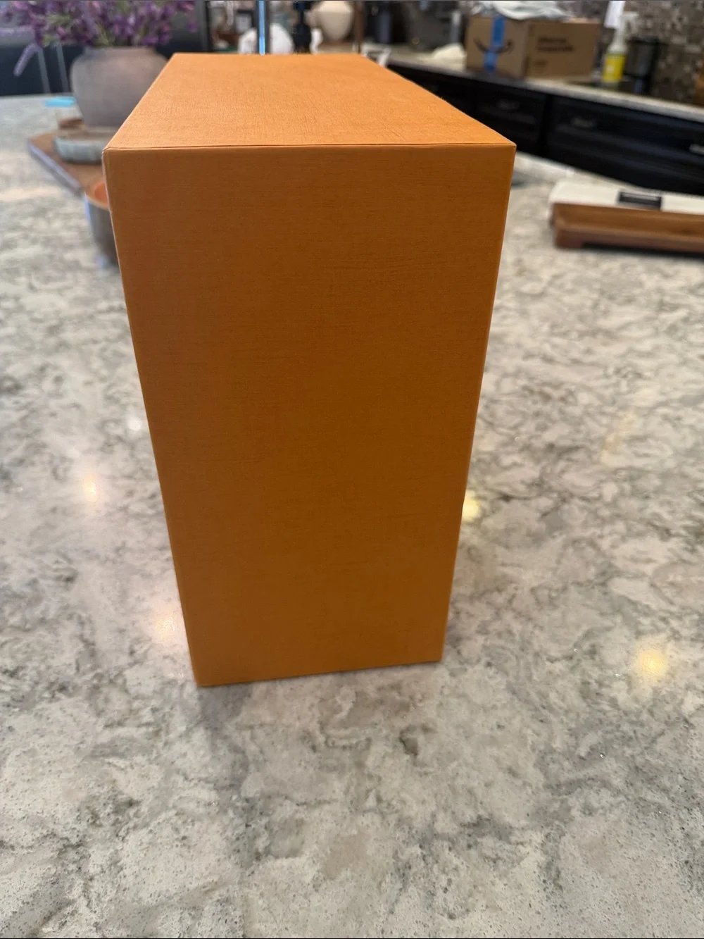 Louis Vuitton Orange Signature Storage Box